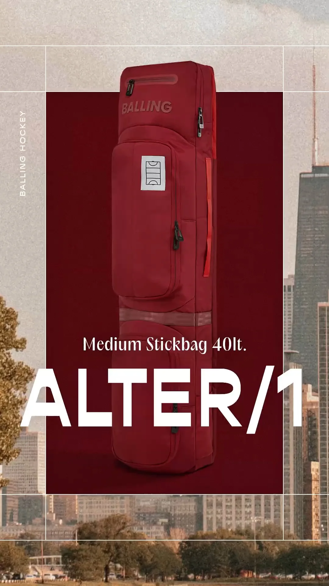 Alter/1 Medium Stickbag Crimson - Image 12